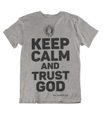 Womens t shirts Keep calm and trust GOD - oldprophet.com