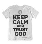 Womens t shirts Keep calm and trust GOD - oldprophet.com