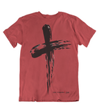 Mens t shirt Grunge Cross - oldprophet.com