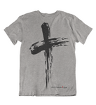 Mens t shirt Grunge Cross - oldprophet.com
