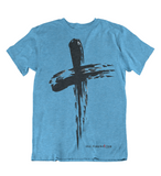 Womens t shirts Grunge cross - oldprophet.com