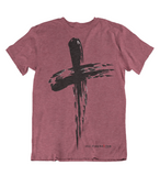 Womens t shirts Grunge cross - oldprophet.com