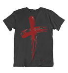 Womens t shirts Grunge cross - oldprophet.com