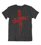 Mens t shirts Grunge cross - oldprophet.com