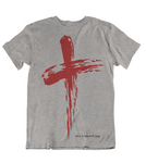 Mens t shirts Grunge cross - oldprophet.com