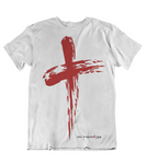 Womens t shirts Grunge cross - oldprophet.com