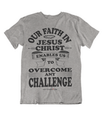 Mens t shirts Overcome any challenge - oldprophet.com