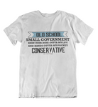 Mens t shirts Old School Conservative - oldprophet.com