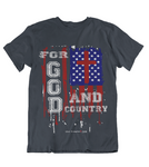 Mens t shirts For GOD and country - oldprophet.com