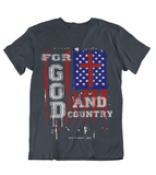 Mens t shirts For GOD and country - oldprophet.com