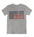 Womens t shirts Pro GOD  pro gun proud American - oldprophet.com