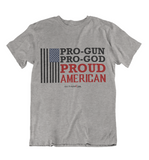 Womens t shirts Pro GOD  pro gun proud American - oldprophet.com