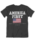 Mens t shirt America First - oldprophet.com