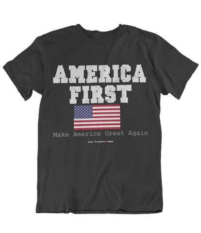 Womens t shirts America First - oldprophet.com