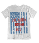Womens t shirts One nation under GOD - oldprophet.com