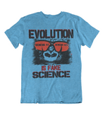 Womens t shirts Evolution is fake science - oldprophet.com
