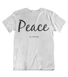 Womens t shirts Peace - oldprophet.com