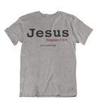 Mens t shirts JESUS Philippians 2:10-11 - oldprophet.com