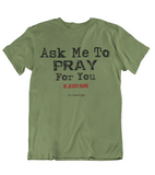 Mens t shirts Ask me about JESUS - oldprophet.com