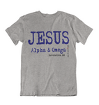Womens t shirts JESUS the ALPHA and OMEGA - oldprophet.com