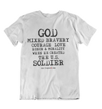 Mens t shirts  When GOD created the U.S. soldier - oldprophet.com