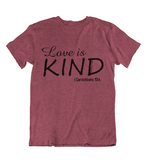 Womens t shirts Love is kind - oldprophet.com