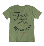 Mens t shirts Faith moves mountains - oldprophet.com