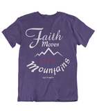 Womens t shirts Faith can moves mountains - oldprophet.com