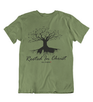 Mens t shirts Rooted in CHRIST - oldprophet.com