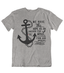 Mens t shirt Anchor for the soul - oldprophet.com