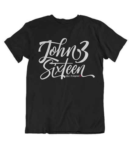 Mens t shirts John 3:16 - oldprophet.com