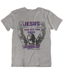 Mens t shirts JESUS can set you free - oldprophet.com