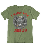 Mens t shirts I ride for JESUS - oldprophet.com
