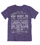 Womens t shirts Just go camping - oldprophet.com