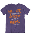 Womens T shirts For I have overcome - oldprophet.com