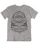 Womens t shirts All things through christ who strengthens me - oldprophet.com