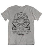 Womens t shirts All things through christ who strengthens me - oldprophet.com
