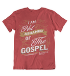 Mens t shirts I am not ashamed of the gospel - oldprophet.com
