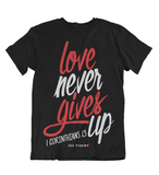 Womens t shirts Love never fails - oldprophet.com