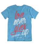 Womens t shirts Love never fails - oldprophet.com