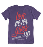 Womens t shirts Love never fails - oldprophet.com