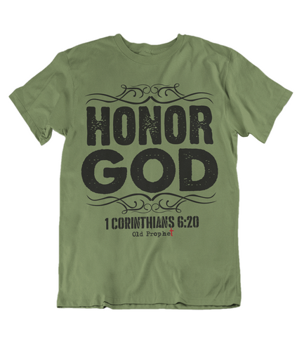 Mens t shirts Honor GOD - oldprophet.com