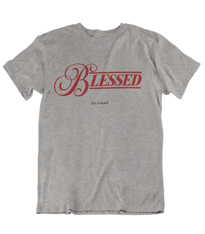 Mens t shirt Blessed - oldprophet.com