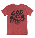 Mens t shirts GOD is my refuge - oldprophet.com