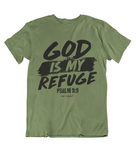 Mens t shirts GOD is my refuge - oldprophet.com