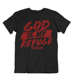 Womens t shirts GOD is my refuge - oldprophet.com