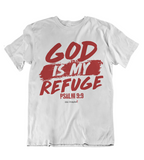 Womens t shirts GOD is my refuge - oldprophet.com