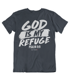 Mens t shirts GOD is my refuge - oldprophet.com