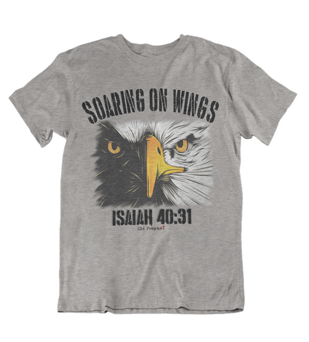 Mens t shirt Soaring On Wings - oldprophet.com